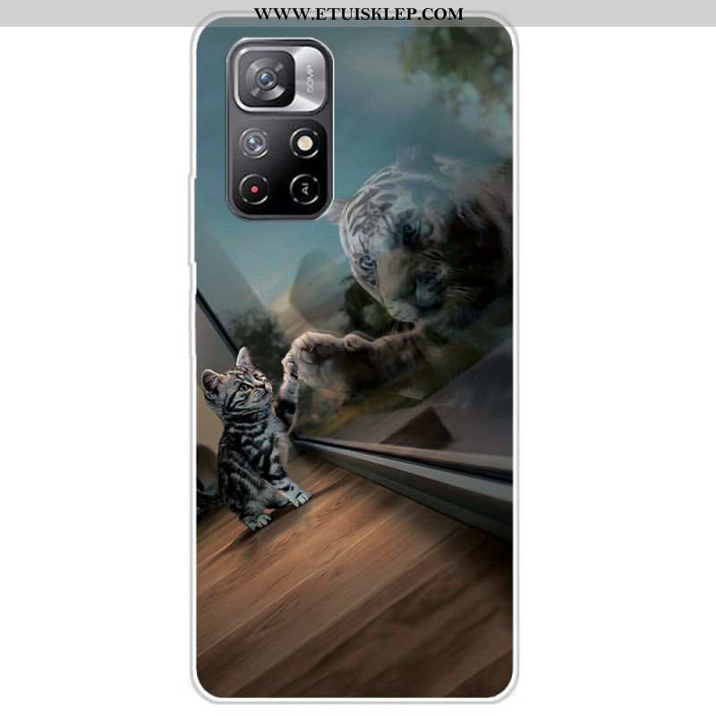 Etui do Xiaomi Redmi Note 11 Pro Plus 5G Silikon Feline Dream